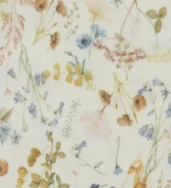 Joha Undertrøje - Uld - Off White m. Blomster