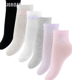 Jordan Ankelstrømper - 6-pak - Pink Foam
