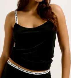 Juicy Couture Top - Fløjl - Elina - Sort