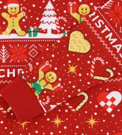 Jule-Sweaters Nattøj - 2-Delt - Christmas Cookie - Rød