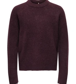 Kids Only Bluse - Strik - KogCamilla - Winetasting/Melange