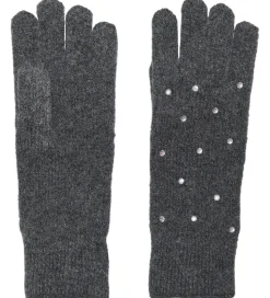 Kids Only Hansker - Strik - KogChyna - Dark Grey Melange/Rhinest