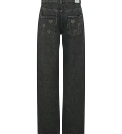 Kids Only Jeans - KogLumi - Washed Black/ Heart Embroide