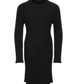 Kids Only Kjole - Strik - Rib - KogBianka - Sort