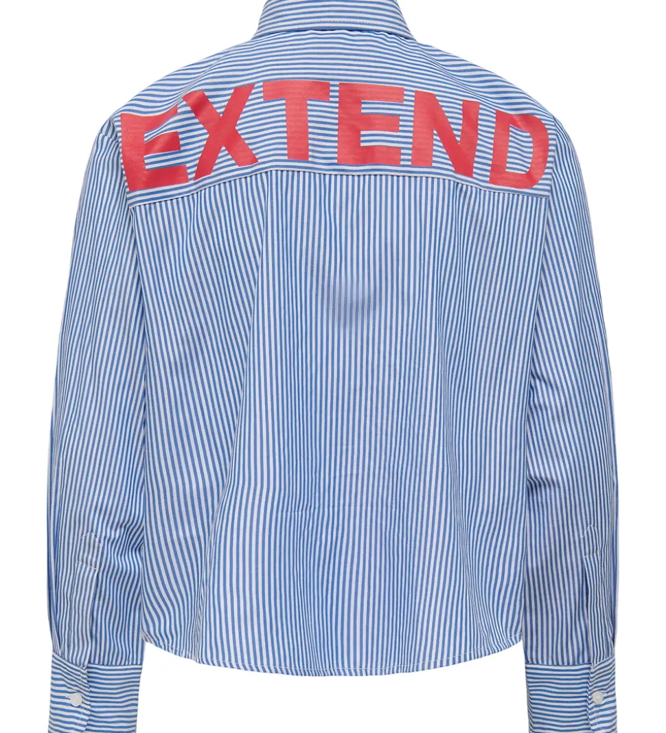 Kids Only Skjorte - KogEma - Bright White/Mazarine Blue