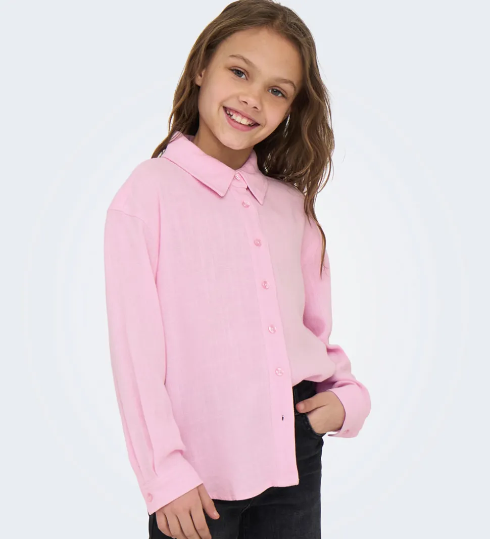 Kids Only Skjorte - Viskose/Hør - KogSiesta - Pirouette