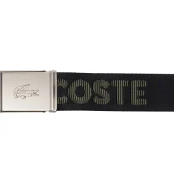 Lacoste Bælte - Jaquard Webbing - Noir Escadron