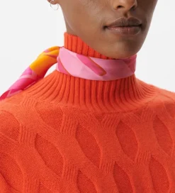 Lala Berlin Tørklæde - Cube Ahrina - 50x50 - Treasure Dragonfrui