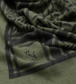 LaLa Berlin Tørklæde - 162x85 - Triangle Trinity - Moss/Asphalt