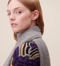 Lala Berlin Tørklæde - 162x85 - Triangle Solid Logo M - City Mid