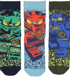 LEGO® Ninjago Strømper - 3-pak - LwaGan - Blå