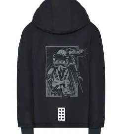 LEGO® Ninjago Vinterjakke - LWJesse 607 - Sort m. Print