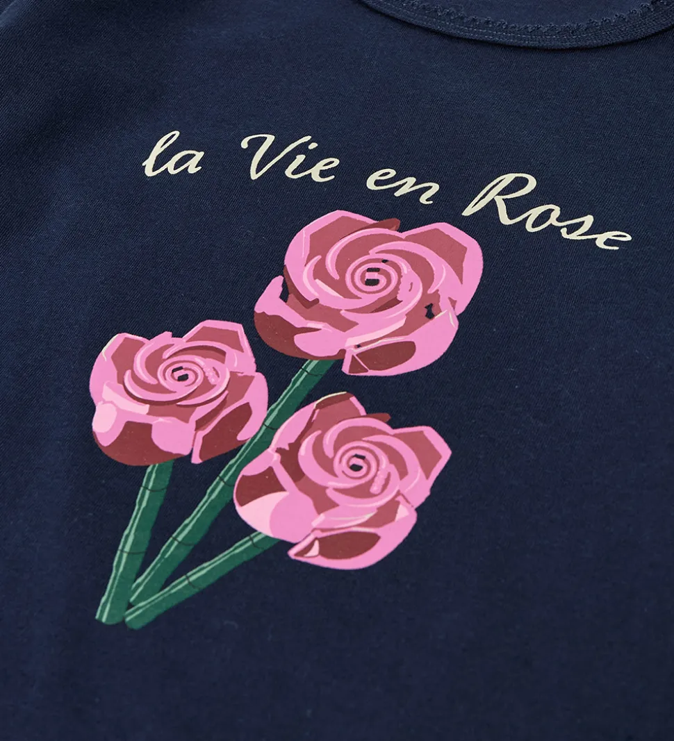 LEGO® Wear Bluse - LwTaja - Mørkeblå m. Blomster