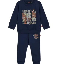 LEGO® Wear Duplo Sweatsæt - LwSanyu - Mørkeblå m. Dyr