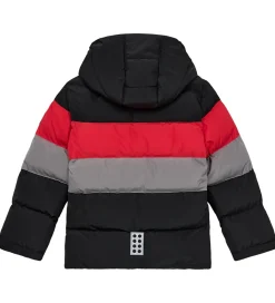 LEGO® Wear Dynejakke - LWJipe 705 - Sort/Rød/Grå