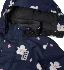 LEGO® Wear Flyverdragt - LWJaz 710 - Navy m. Blomster