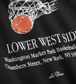 Les Deux Hættetrøje - West Side - Sort m. Print