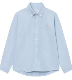 Les Deux Skjorte - Konrad Contrast Oxford - Light Blue