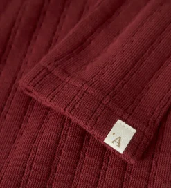 Lil' Atelier Bluse - Rib - NmfRita - Red Dahlia