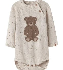 Lil' Atelier Body L/Æ - Strik - NbnGalto - Turtledove/Teddy