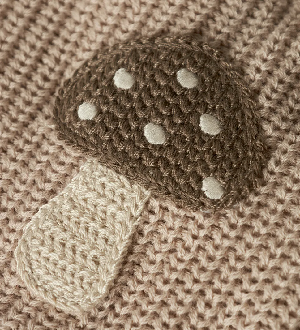 Lil Atelier Cardigan - Strik - NmmEmlen - Oxford Tan m. Svampe