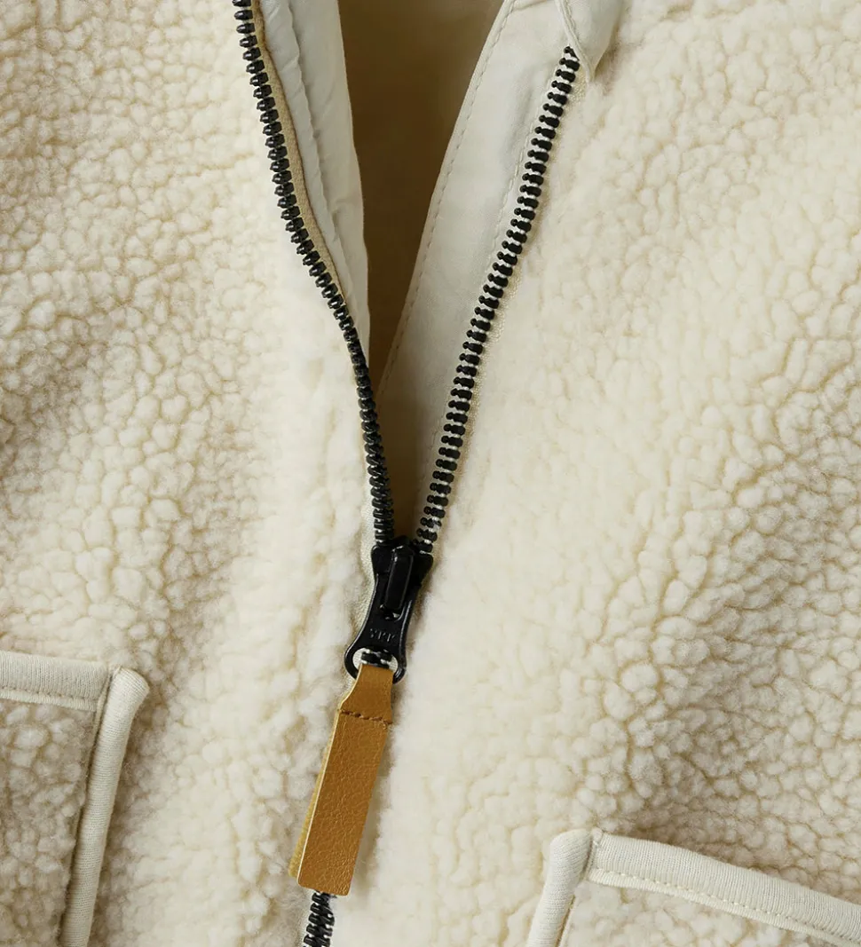 Lil' Atelier Fleecejakke - NmnLajo - Turtledove/Rainbow