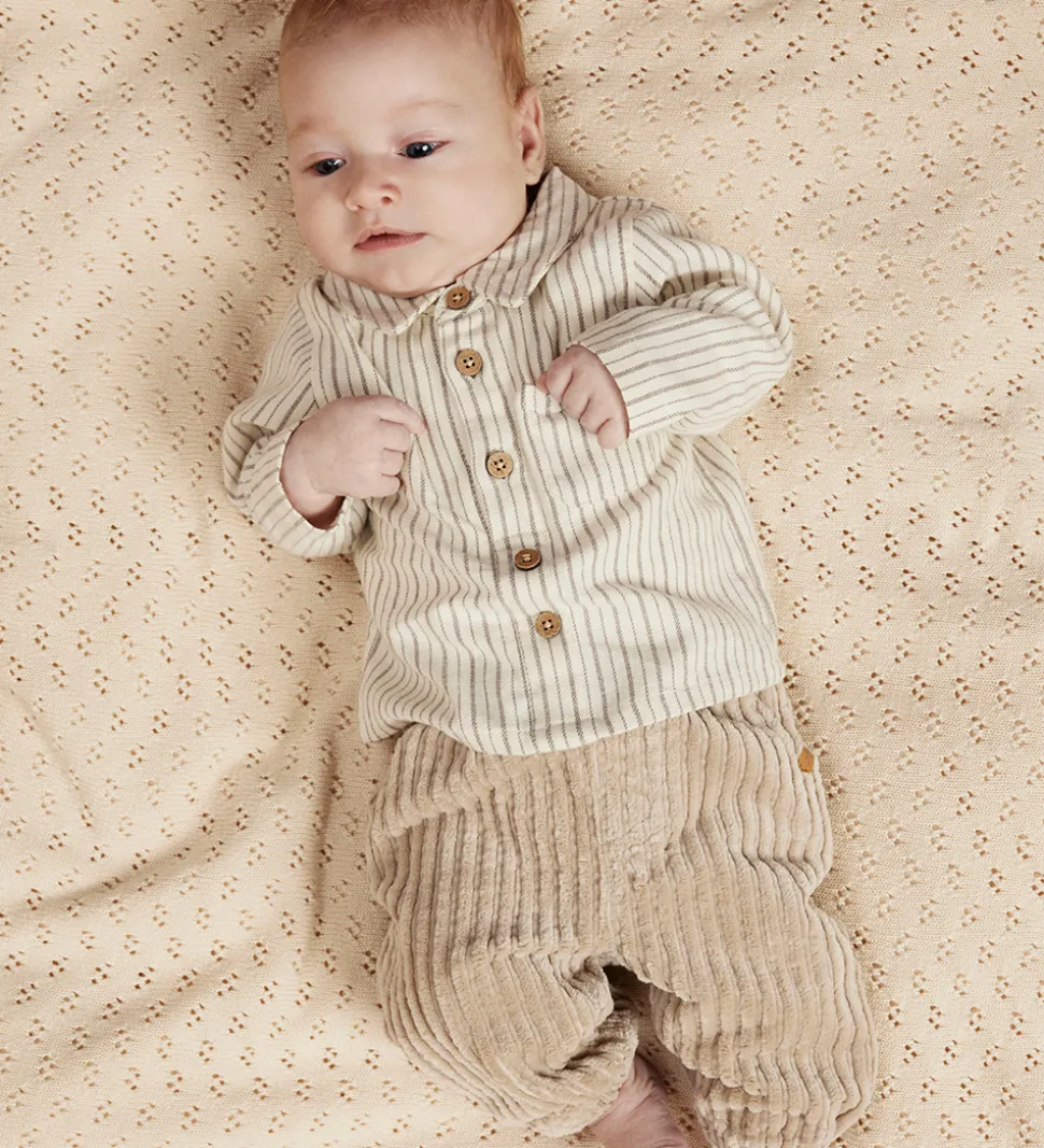 Lil Atelier Fløjlsbukser - NbmRaul - Loose - Oxford Tan