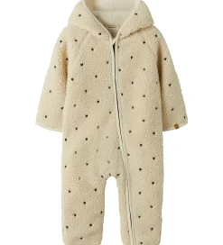 Lil' Atelier Køredragt - Teddy - NbnNalo Loose - Turtledove/Hear