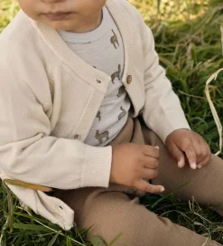 Lil' Atelier Leggings - Uld - Rib - NbnNoel - Tigers Eye