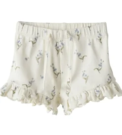 Lil' Atelier Shorts - NbfGayo - Coconut Milk/Forget Me Not