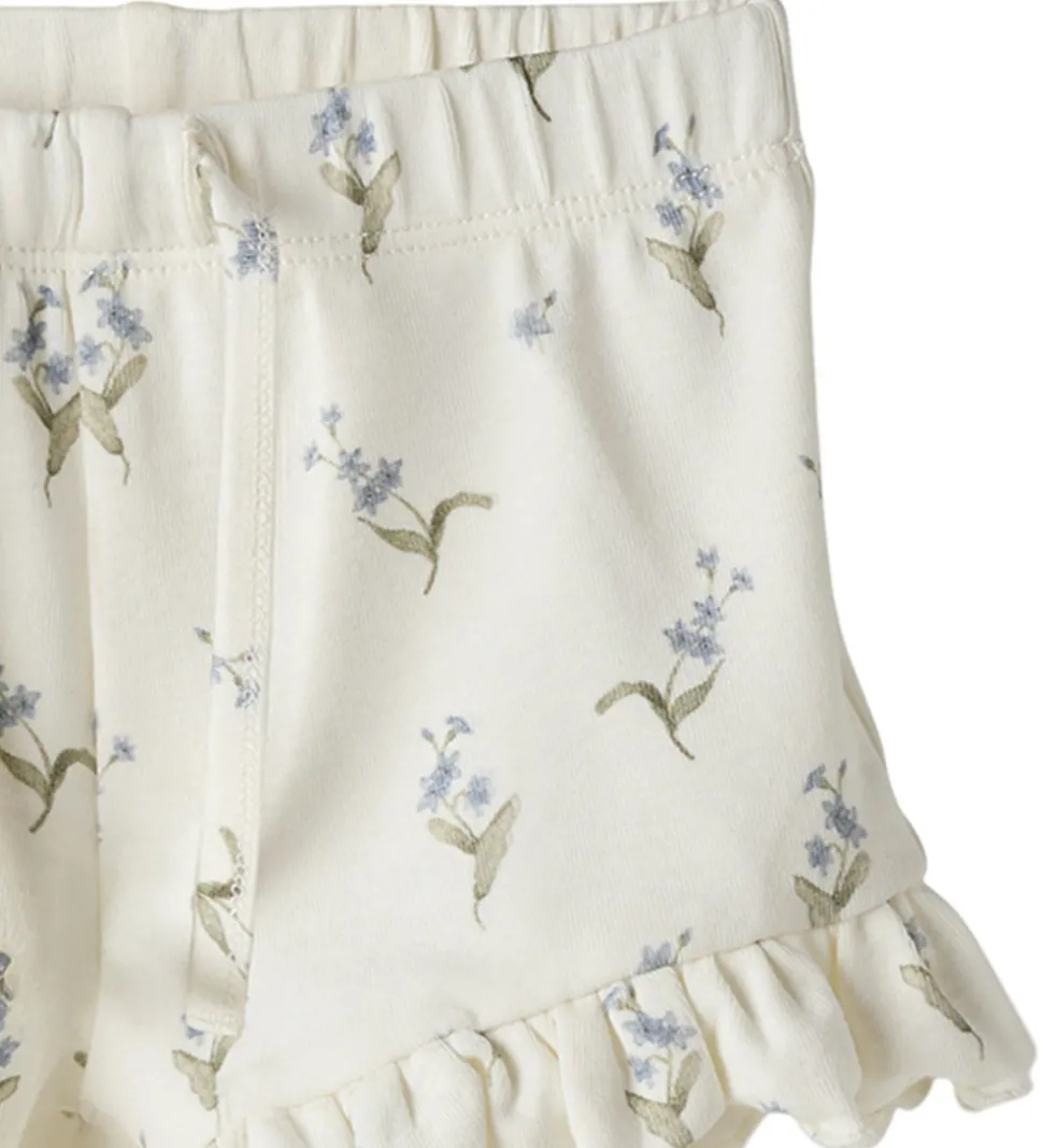 Lil' Atelier Shorts - NbfGayo - Coconut Milk/Forget Me Not