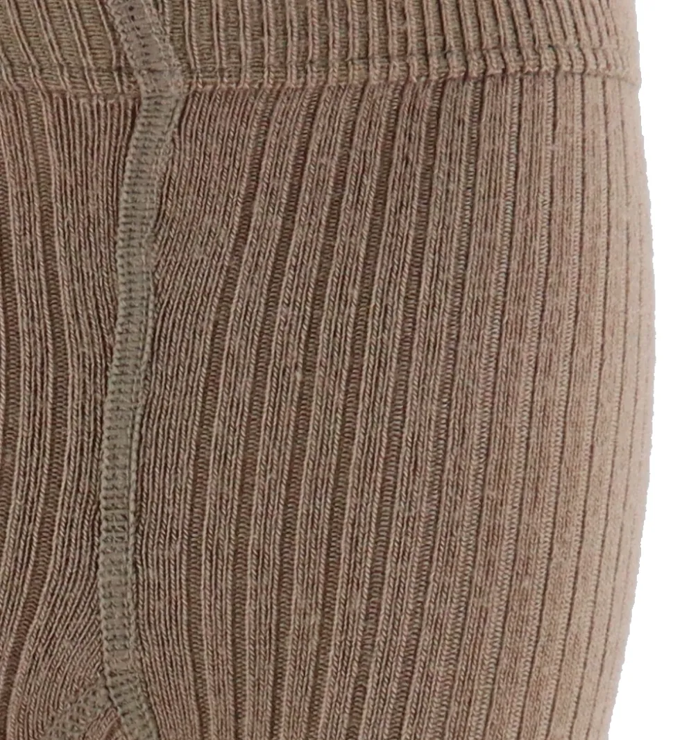 Lil' Atelier Strømpebukser - Rib - NbnRakel - Tigers Eye/Melange