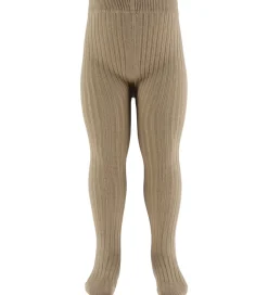 Lil' Atelier Strømpebukser - Noos - Rib - NbnIlso - Sepia Tint