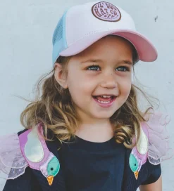 Lil' Boo Copenhagen Kasket - Trucker - Pink/Turquoise