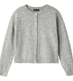 LMTD Cardigan - Strik - Noos - NlfLodet - Light Grey Melange/14-
