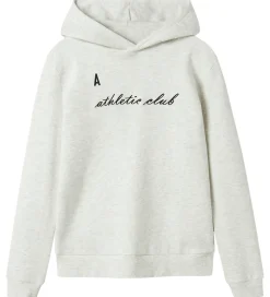 LMTD Hættetrøje - NlmNaclub - Lysegråmeleret m. Print