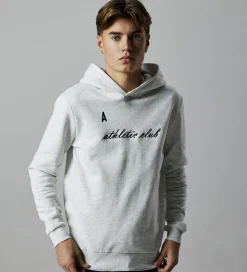 LMTD Hættetrøje - NlmNaclub - Lysegråmeleret m. Print