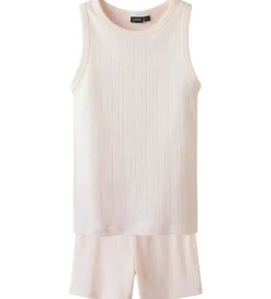 LMTD Nattøj - NlfNomina - Shorts/Undertrøje - Pink Marshmallow