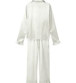 LMTD Pyjamas Set - Satin - NlfNightys - White Alyssum