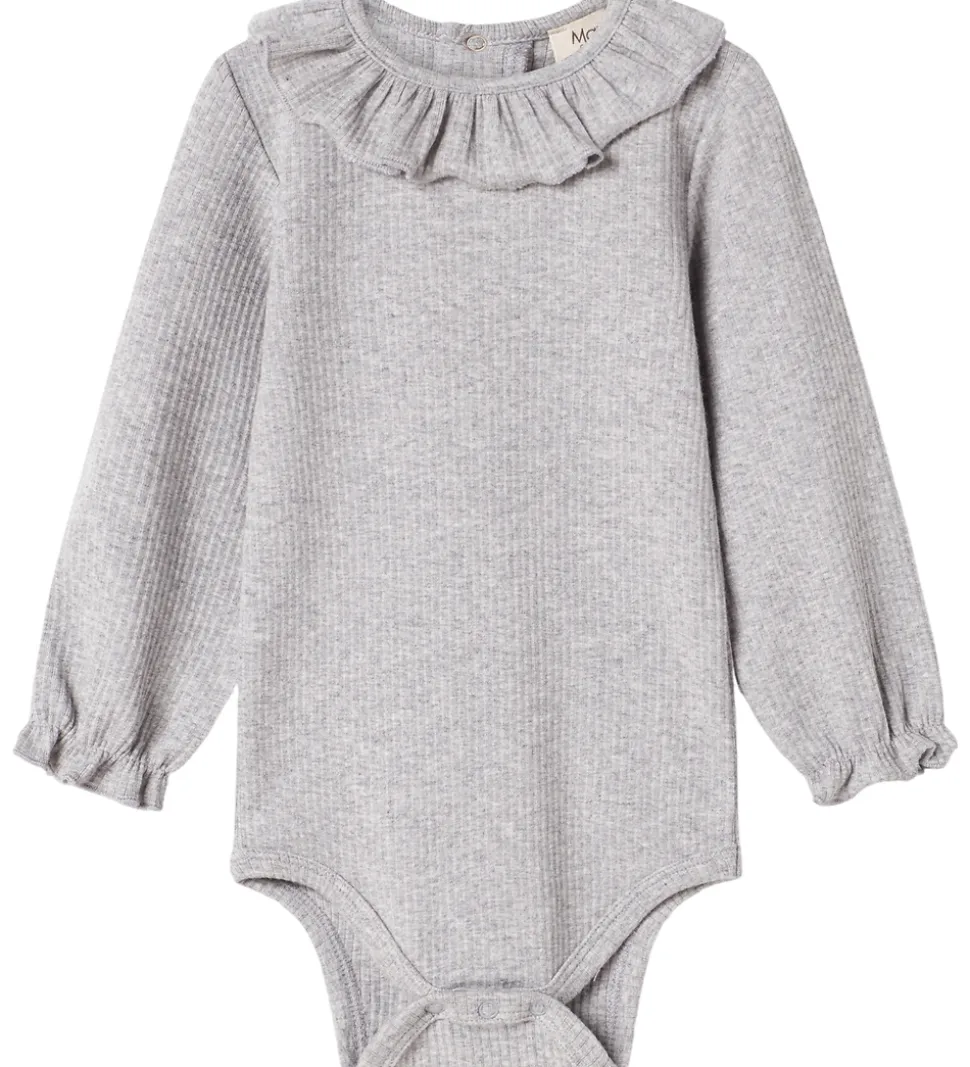 MarMar Body l/æ - Rib/Modal - Brandine - Light Grey Melange