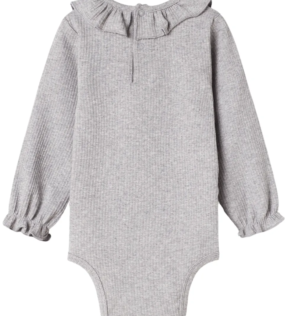 MarMar Body l/æ - Rib/Modal - Brandine - Light Grey Melange