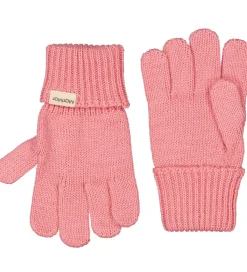 MarMar Handsker - Uld/Bomuld - Strik - Aske - Raspberry