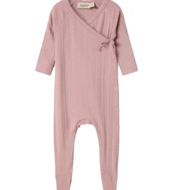 MarMar Heldragt m. Fødder - Modal - Rib - Rubetta - Soft Berry