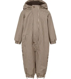 MarMar Regndragt m Fleece - PU - Orion - Brown Stripe