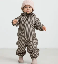 MarMar Regndragt m Fleece - PU - Orion - Brown Stripe