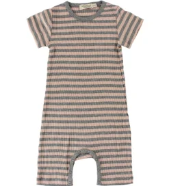 MarMar Sommerdragt - Rib - Rosa/Gråstribet