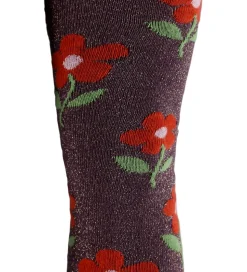 Melton Strømpebukser - Glimmer - Hortensia m. Glimmer