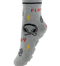 Melton Strømper - ABS - Gaming - Lysegråmeleret