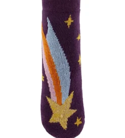 Melton Strømper - ABS - Shooting Star - Hortensia