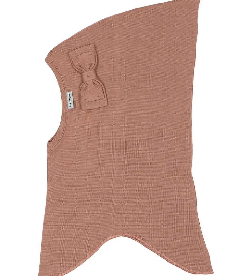 Mikk-Line Elefanthue - 2-lags - Burlwood m. Sløjfe